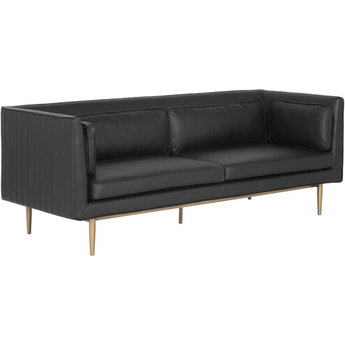 Batavia Vintage Black Sofa